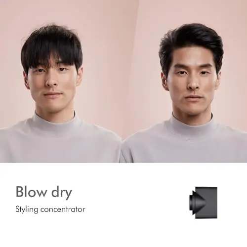 Dyson Supersonic™ Origin Hair Dryer, No Heat Damage, Styling Concentrator, Precision Styling Blow Dryer (Black/Nickel) 8