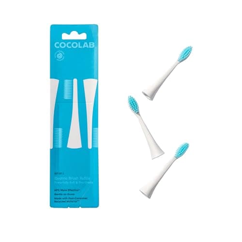 Cocolab Electric Brush Refills, Ultra-Sensitive & Soft, 3-Pack Replacement for Sonicare, Experience Superior Clean, Electric Toothbrush Brush Heads