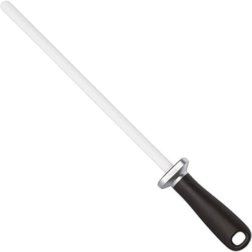 Shenzhen Knives White Ceramic Knife Sharpener Honing Rod: Best Professional Knife Sharpening Tool.12 Inch Honing Stick, Ceramic Honing Rod for Chef's Knife and Kitchen Knife