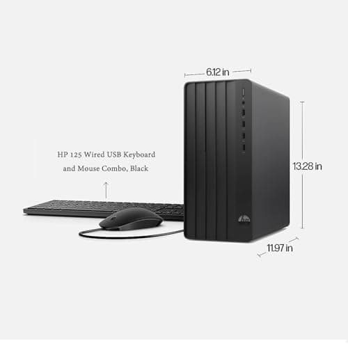 HP Pro Tower 290 G9 Business Desktop, 13th Gen Intel 4-Core Processor (Beats Core i7-9700), 16GB RAM, 256GB PCIe SSD + 1TB HDD, 2-Monitor Support 4K, HDMI, VGA, Wi-Fi, Windows 11 Pro 6