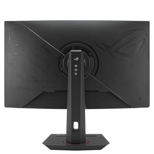 ASUS ROG Strix 32” 1440P USB-C Curved HDR Gaming Monitor (XG32WCS) - QHD, 180Hz, 1ms, Fast VA, Extreme Low Motion Blur Sync, FreeSync, DisplayWidget, Tripod Socket, AI Technology, 3 yr Warranty 12