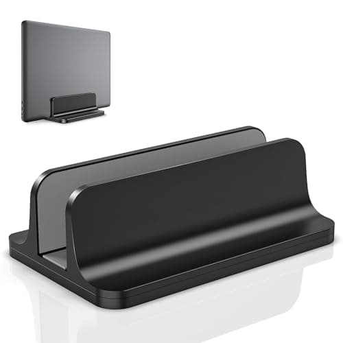 POANW Adjustable Laptop Stand, Portable Electronic Device Stand, Compatible with Lenovo, Dell, ASUS Gaming Laptops (up to 17.3 inches), Black