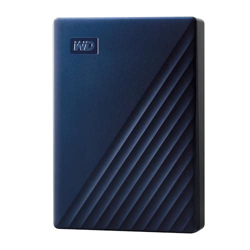 WD 6TB My Passport for Mac, Navy, Portable External Hard Drive with Backup Software and Password Protection, USB 3.1/USB 3.0 Compatible - WDBK6C0060BBL-WESN
