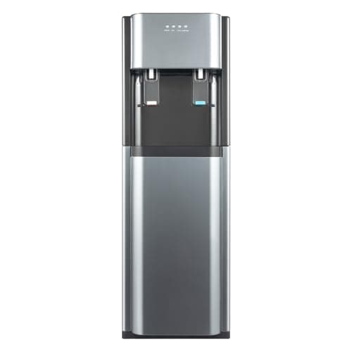 Bottom Loading Water Cooler Water Dispenser w/2 Temperature Settings - Hot&Cold Water for 5 Gallon Bottles Stainless Steel, Easy to Use for Home & Office (Dark Gray)