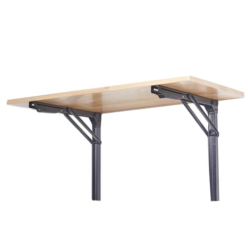 Ultrawall Wall Mounted Folding Workbench, Heavy Duty Foldable Work Table, Collapsible Desk for Workshop, Garage, Office, Home, Holds Up to 550 lb, 47.2"