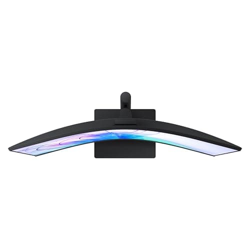 Samsung 34-Inch ViewFinity S65VC Series Ultra-WQHD Curved Computer Monitor, 100Hz, AMD FreeSync, HDR10, USB-C, Built-in Speaker, Camera, KVM Switch, Eye Care, Eco-Packaging, LS34C650VANXGO, Black 16