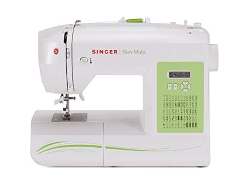 Singer Sew Mate 5400 Computerized Sewing Machine with 60 Built-in Stitches, 154 Stitch Applications and 4 One-Step Buttonholes Styles (Certified Renewed)