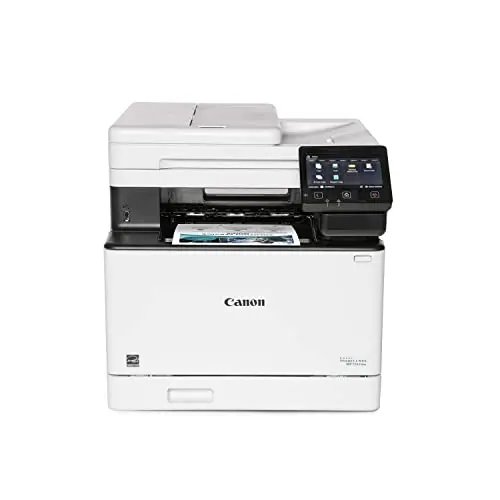 Canon imageCLASS MF751Cdw - Wireless Duplex Color Laser Printer, Multifunction with Copier, Scanner, Automatic Document Feeder, Mobile Ready, 3 Year Limited Warranty, 35 PPM, White