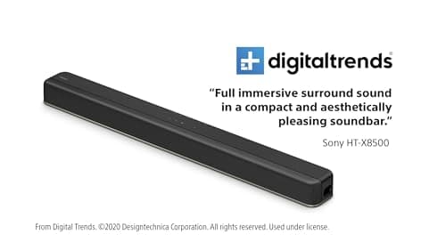 Sony HTX8500 2.1ch Dolby Atmos/DTS:X Soundbar with Built-in subwoofer, Black 7