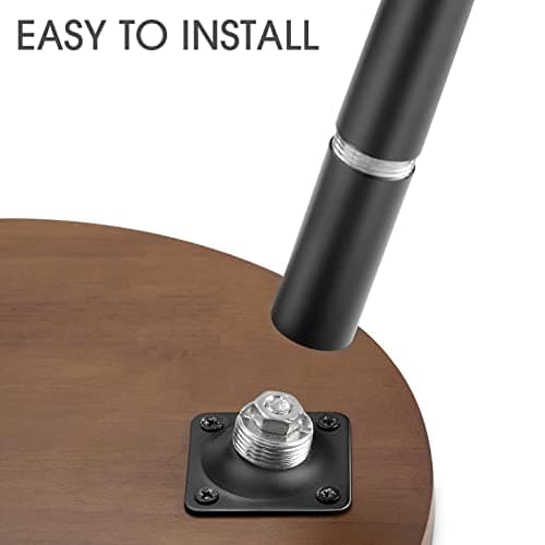 KINNARY Plant Stand Indoor, Mid Century Wood Plant Stand Plant Table for Flower Pots, Heavy Duty Metal Tall Plant Holder, Modern Home Decor Small Round Side End Table (11.8"x16") 7