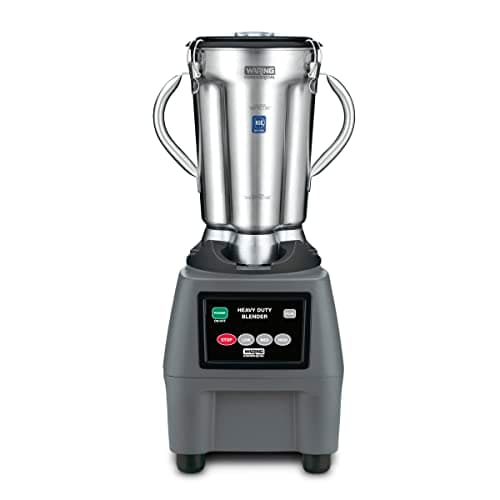 Waring Commercial CB15 Ultra Heavy Duty 3.75 HP Blender, Electric Touchpad Controls with Stainless Steel 1 Gallon Container, 120V, 5-15 Phase Plug,Black 7
