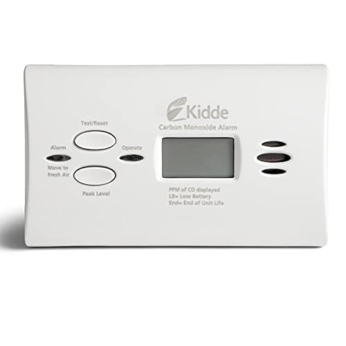 Kidde Carbon Monoxide Detector, AA Battery Powered CO Alarm with LEDs, Test-Reset Button, Low Battery Indicator, Portable 8