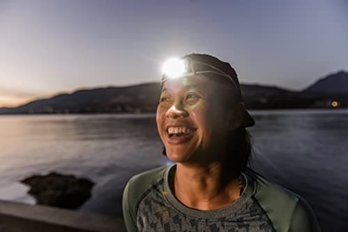 PETZL, Bindi Headlamp Black, Ultra-Compact Rechargeable headlamp Designed for Everyday Athletic Activities. 200 lumens 7