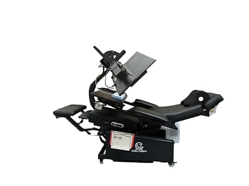 Imperatorworks easecomfy Brand Ease Trio 3 Computer Cockpit Reclining Workstation for 3 Monitors Zero Gravity Chair Workstation for Home and Office use Most Affordable with Heat Cool Massage 7