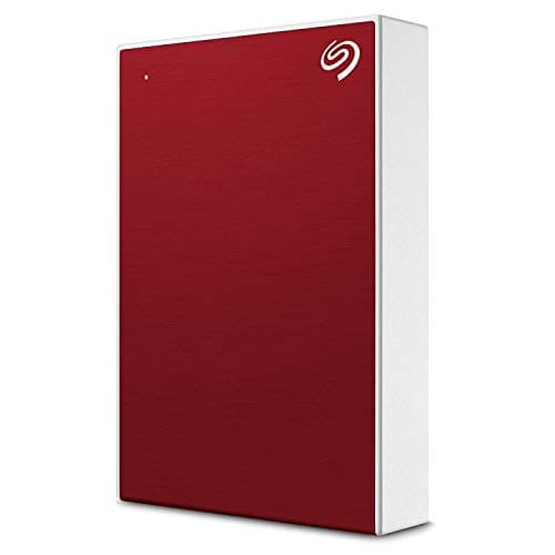 Seagate Backup Plus Portable 5TB External Hard Drive HDD – Red USB 3.0 for PC Laptop and Mac, 1 year MylioCreate, 2 Months Adobe CC Photography & 2-year Rescue Service (STHP5000403)