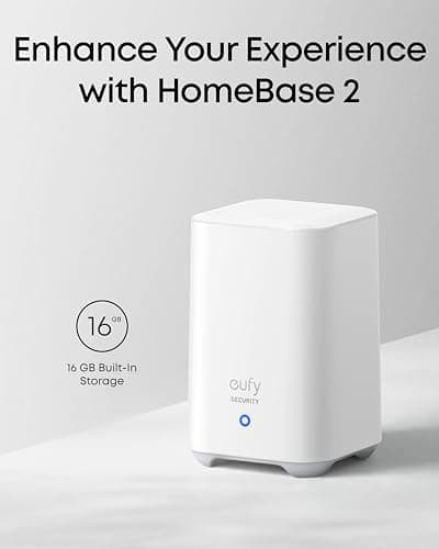 eufy Security eufyCam E40 2-Cam Kit (HomeBase 2), Outdoor Wireless Solar Security Camera, 2K Resolution with Integrated Solar Panel, MaxColor Night Vision, Expandable Local Storage, No Monthly Fee 7