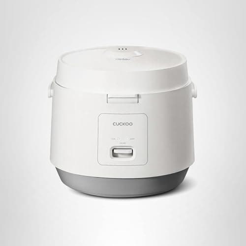 CUCKOO Basic Rice Cooker 10-Cup Uncooked / 20-Cup Cooked, Large Rice Maker and Warmer with Nonstick Inner Pot, Easy to Use with Auto Keep Warm, Includes Steam Tray, White (CR-1095) 7