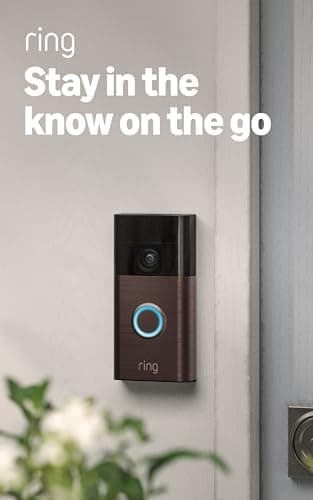 Ring Battery Doorbell (newest model), Home or business security with Head-to-Toe video, Live View with Two-Way Talk, and Motion Detection & Alerts, Venetian Bronze 7