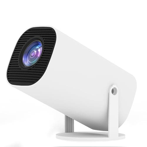 Portable Mini Projector with WiFi and Bluetooth, Native 720P Supports 1080P & 4K Input, Home Theater Projector for Indoor/Outdoor, Compatible with Fire TV Stick, Laptop, Smartphone, HDMI/USB, PS5