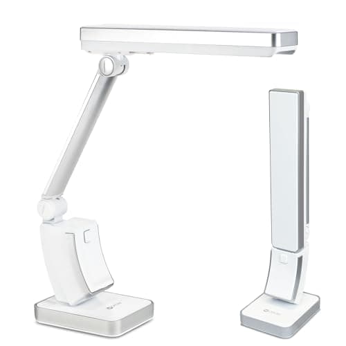 OttLite 13W Slimline Desk Lamp - Home, Office, Bedroom, or Reading (White)
