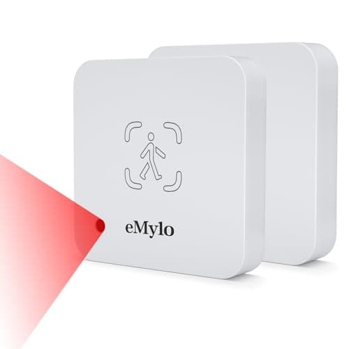 eMylo WiFi Human Presence Sensor 2 Pack, WiFi Millimeter Wave Radar Detection - No Hub Needed, 24/7 Smart Motion Detection for Home & Business, Compatible with TUYA/Smart Life(2.4 GHz Wi-Fi Required)