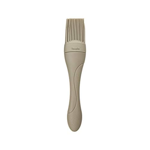 Tovolo Small 7” Heat Resistant Kitchen Silicone Cooking Brush Great for Pastry Baking Basting Sauces Marinades Glazing Oil Brushing Baste Meats Pastries Cakes Desserts, Slate Gray