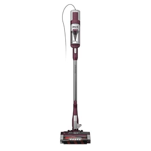 Shark HZ3000 Stratos Ultralight Corded Stick Vacuum with DuoClean PowerFins HairPro, Self-Cleaning Brushroll, & Odor Neutralizer Technology, Red Plum