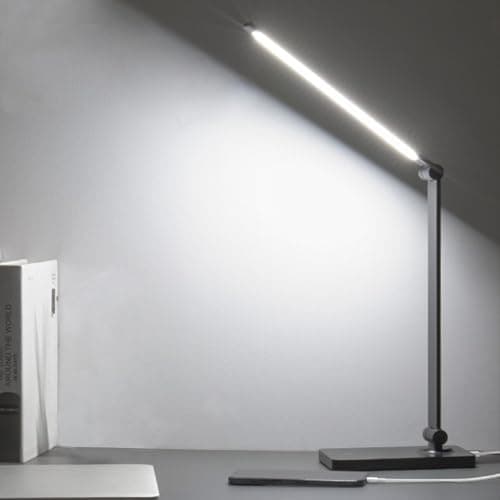 DWEPTU Desk Lamp LED Desk Lamps Eye-Caring Desk Lamps Lamps Dimmable Office Lamp with USB Port Touch Control for Home Office Student Dormitory (USB Plug-in Desk Lamp)
