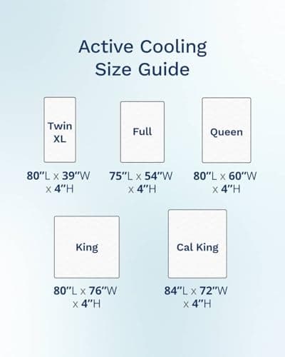 ViscoSoft 4 Inch Active Cooling Memory Foam Mattress Topper Queen - Select Copper-Infused Mattress Pad 9