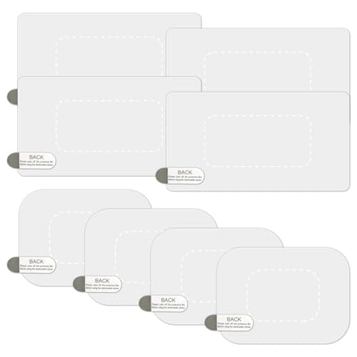 Dashcam Windshield Sticker, Sturdy CAR HUD Screen Sticker Film Easily Prevent Scratching & Falling, Durable and Reusable Windshield Applicator for On Dash Cam (8) 7