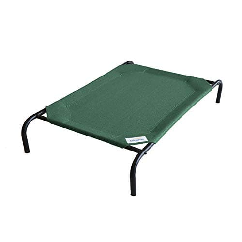 Gale Pacific Coolaroo The Original Cooling Elevated Dog Bed, Indoor and Outdoor, Large, Brunswick Green, 51.00" x 31.50" x 8.00"
