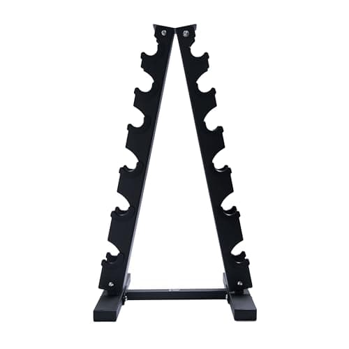 Canverse Fitness A-Frame Dumbbell Weight Rack storage Rack, Steel Dumbbell Holder, Dumbbell Stand & Weight Racks for Home Gym, (Rack ONLY)