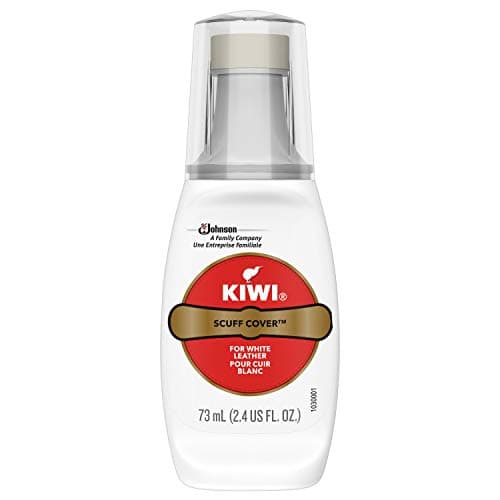 KIWI Scuff Cover, 1 Bottle with Sponge Applicator, White, 2.4 Fl.Oz