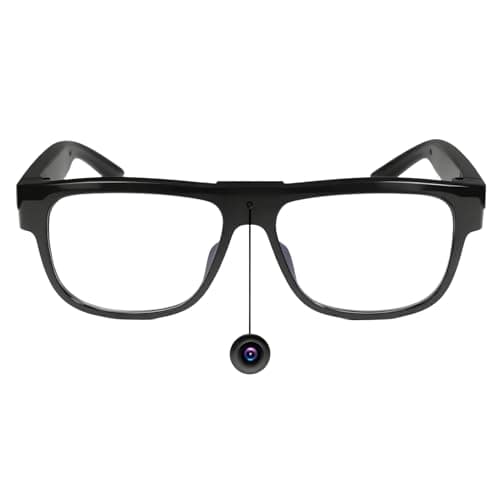 ALFOINE 1080P Camera Glasses with Built-in 32GB Storage, Hands-Free HD Video Recording Glasses for Outdoor Sports, Cycling, and Travel – No Bluetooth, No App, No AI
