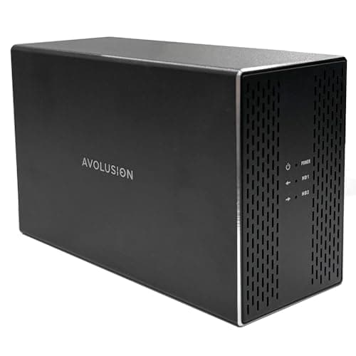 Avolusion PRO-T2 40TB (20TB x2) 2-Bay USB 3.0 External Hard Drive (JBOD, RAID0, RAID1, Big) for Desktop PC / Laptop (Windows OS) (Renewed) 7