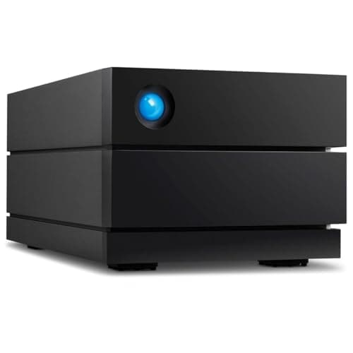 LaCie 2big RAID 16TB External Hard Drive Desktop HDD – USB-C, 7200 RPM Enterprise Class Drives, for Mac and PC Desktop, Rescue Services (STHJ16000800) 5