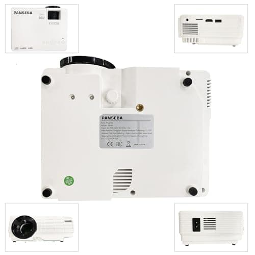 PANSEBA 1080P Mini Projector with Screen, Portable Home Theater Movie Projector with Two-Way Bluetooth, HDMI/USB Input for Smartphone/TV Stick, Ideal for Indoor & Outdoor Use 9