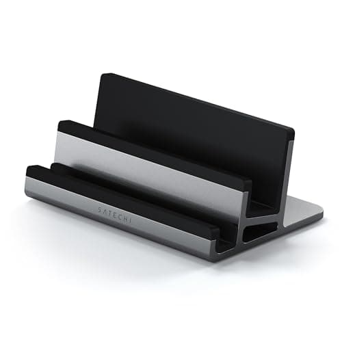 Satechi Dual Vertical Aluminum Stand, Universal Compatibility, for MacBook Air/Pro M5/M4, iPad Air/Pro M5/M4/M3, iPad mini, iPhone 17 and More 7