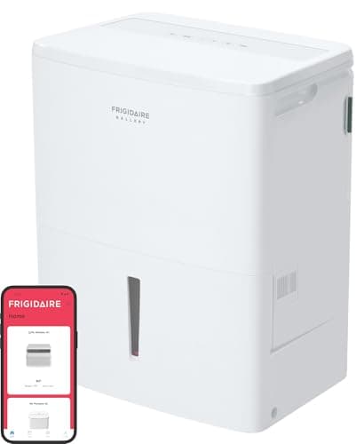Frigidaire Gallery 2-in-1 35-Pint Dehumidifier with Wi-Fi, Energy Star Certification & Air Quality Monitoring for Small/Medium/Large Rooms & Basements, Custom Humidity Control, Auto Shut Off, White