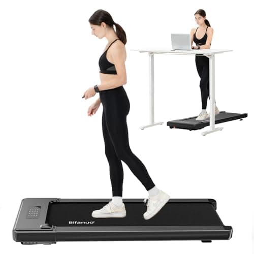 Walking Pad - Under Desk Treadmill for Home/Office, Portable with Remote Control LED Display - Ideal for Fitness Enthusiasts