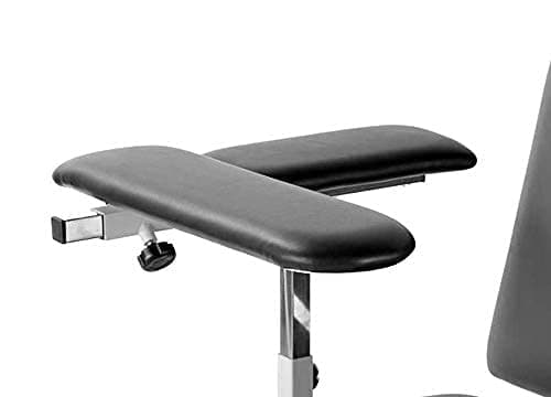 Helsevesen Comfortable Padded Blood Drawing Chair with Large Drawer & Syringe Tray, Clinic Chair with Soft Padded Seat, Phlebotomy Chair with Adjustable Armrest 8