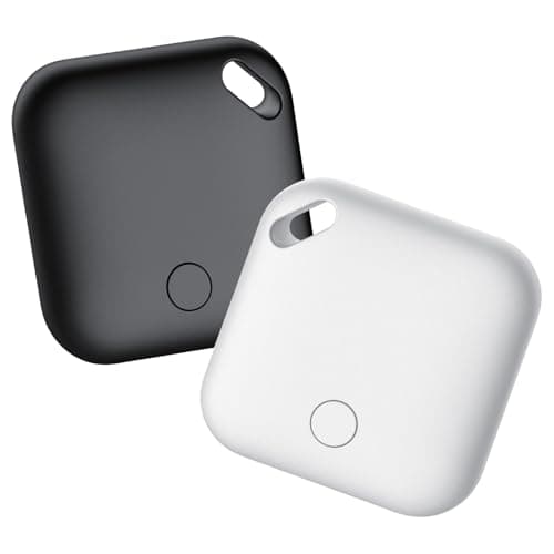 Air Tracker, Bluetooth Tracker Tag-2 Pack, Compatible with Apple Find My (iOS Only), Key, Luggage, Suitcase and Pet Item Finder, 90dB Beeping, IP67 Waterproof, Replaceable Battery, Worldwide Tracking