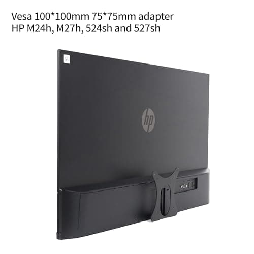 Monitor Arm/Mount VESA Bracket Adapter Compatible with HP M24h, M27h, 524sh 527sh VESA Adapter Bracket Arm, Desk Mount 100 * 100mm 75 * 75mm 4