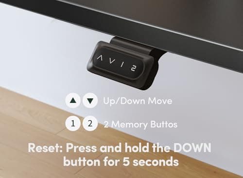 FEZIBO Electric Standing Desk, 60 x 24 Inches Height Adjustable Stand up Desk, Sit Stand Home Office Desk, Computer Desk, Black 8