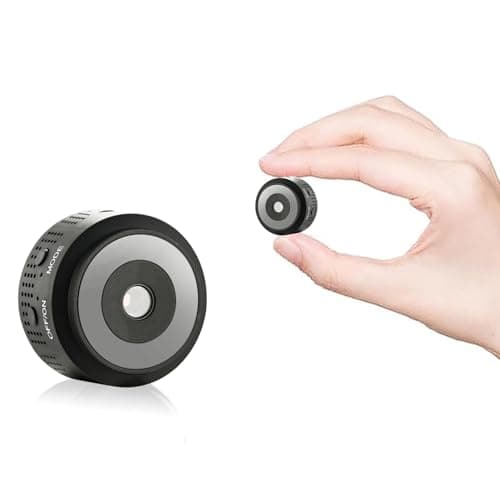1080P HD Mini Wireless Camera - Extended Battery Life, Indoor Home Security Camera with AI Human Eye Detection, Automatic Night Vision, WiFi Baby Monitoring, SD Card Loop Recording and App Control
