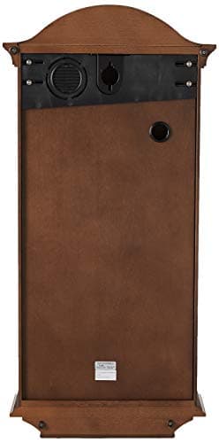 Seiko Gold Tone & Arched Wall Clock with Pendulum and Dual Chimes 5