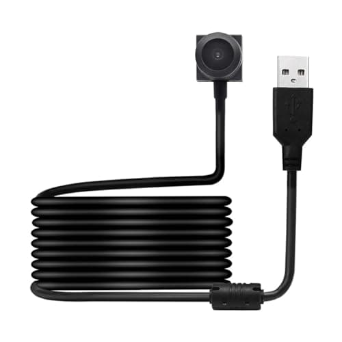 PEGATISAN 1080P Webcams Eye Contact Computer Camera Center Cam with Microphone 120°Wide-Angle Mini USB Cameras Webcam for Zoom/Skype/Teams, Conferencing/Calling/Gaming Laptop