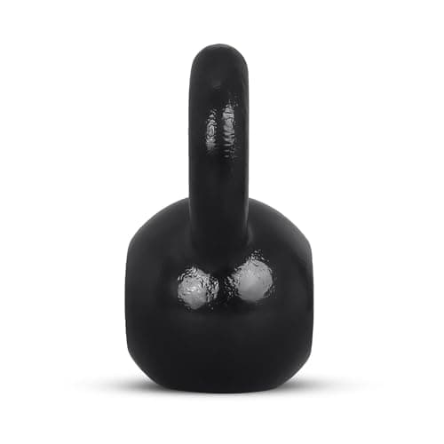 Amazon Basics Cast Iron Kettlebell for Strength Training Exercise, 20 Pounds, Black 5