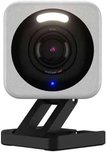 WYZE Cam v4 (Latest Model), 2.5K AI Security Camera, Indoor/Outdoor Cameras for Home Security, Baby Monitor & Pet Camera, Vibrant Color Night Vision, No Subscription Required, Free Expert Help