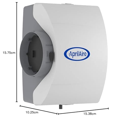 AprilAire 600 Whole-House Humidifier, Automatic High Output Furnace Humidifier, Large Capacity Whole-House Humidifier for Homes up to 5,000 Sq. Ft., White 16